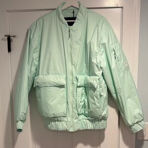Rains | fuse bomber jacket | Light Green Jacket